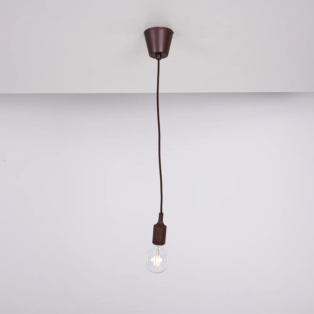Подвесной светильник Muuto E27 Brown - миниатюра 3