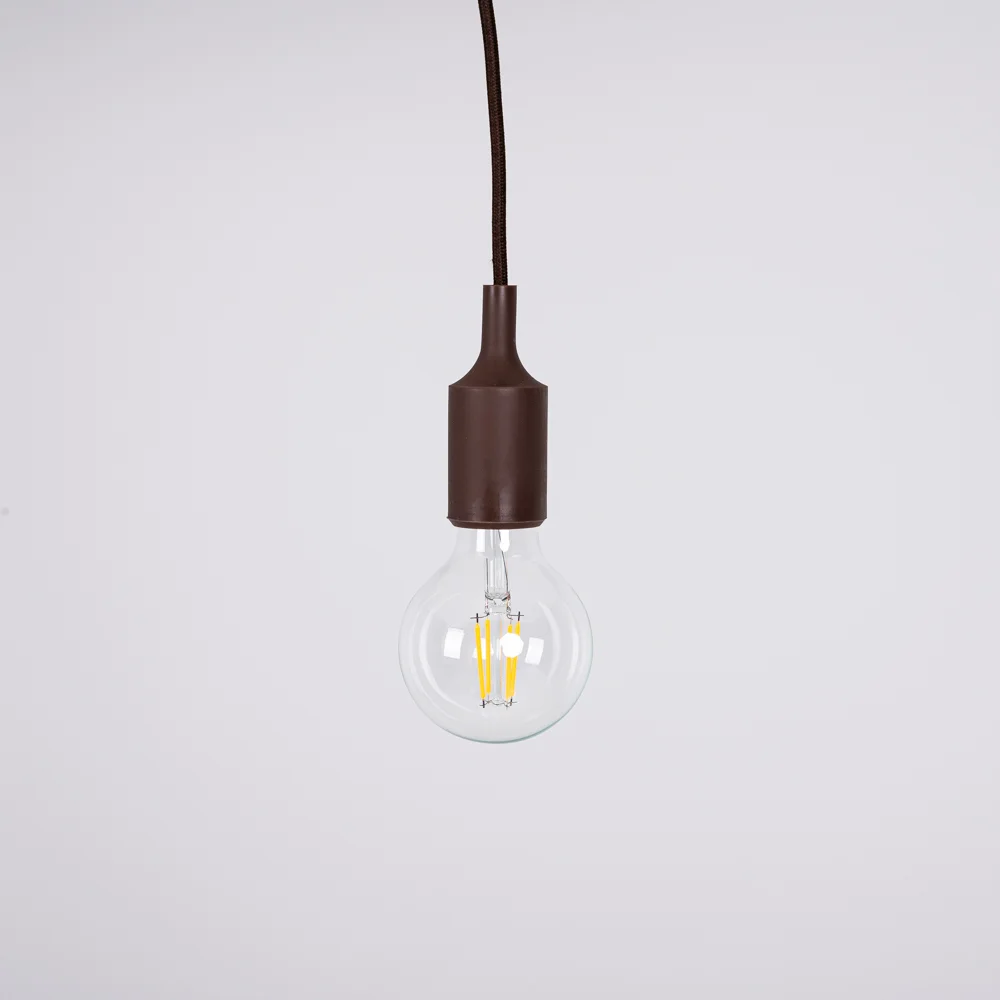 Подвесной светильник Muuto E27 Brown - миниатюра 5