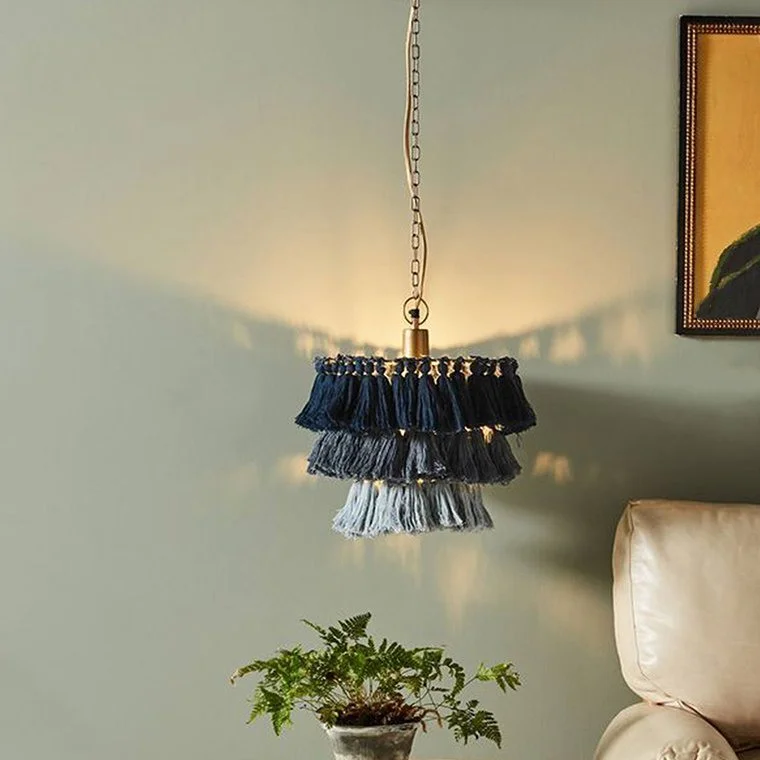 Настенный светильник TASSEL WALL Синий - миниатюра 9