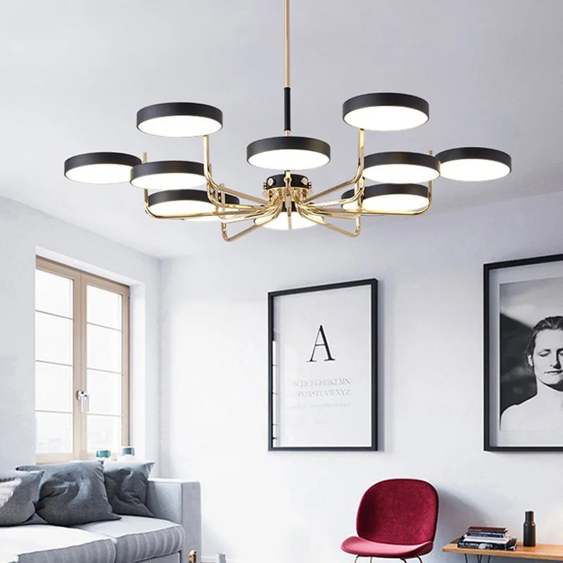 Люстра на штанге TAVIS D78 Gray - миниатюра 6