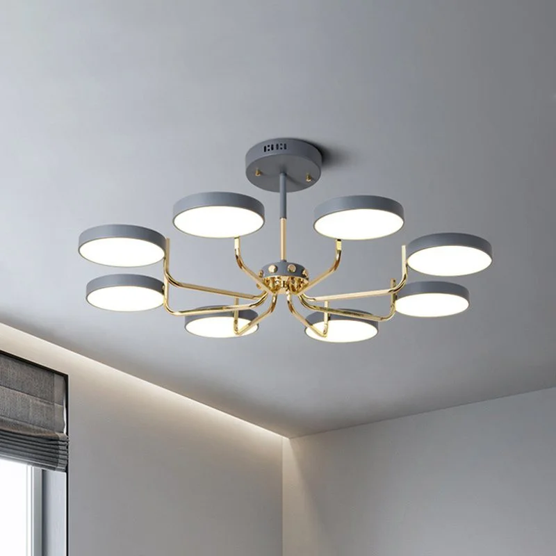 Люстра на штанге TAVIS D78 Gray - миниатюра 8