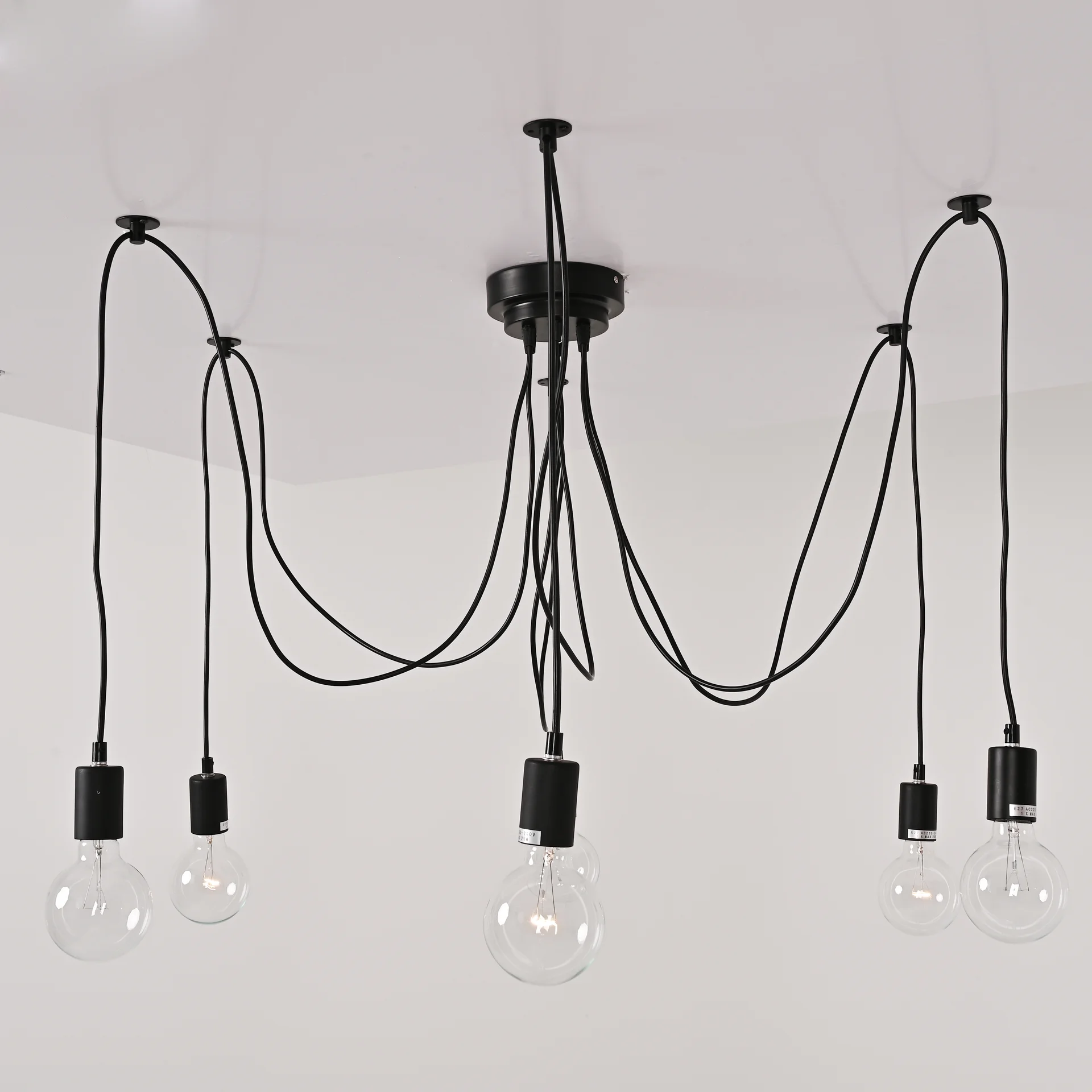 Люстра Spider Black L6 ImperiumLoft - миниатюра 13
