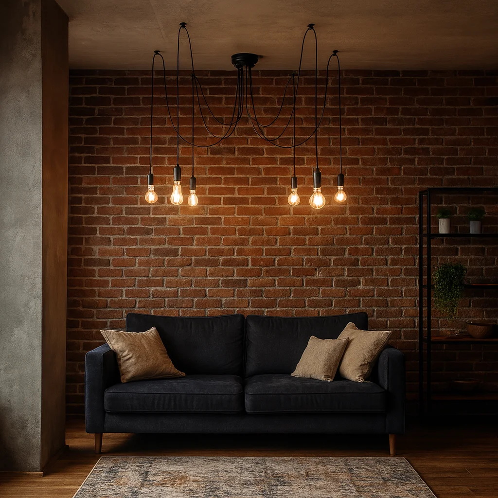 Люстра Spider Black L6 ImperiumLoft - миниатюра 3