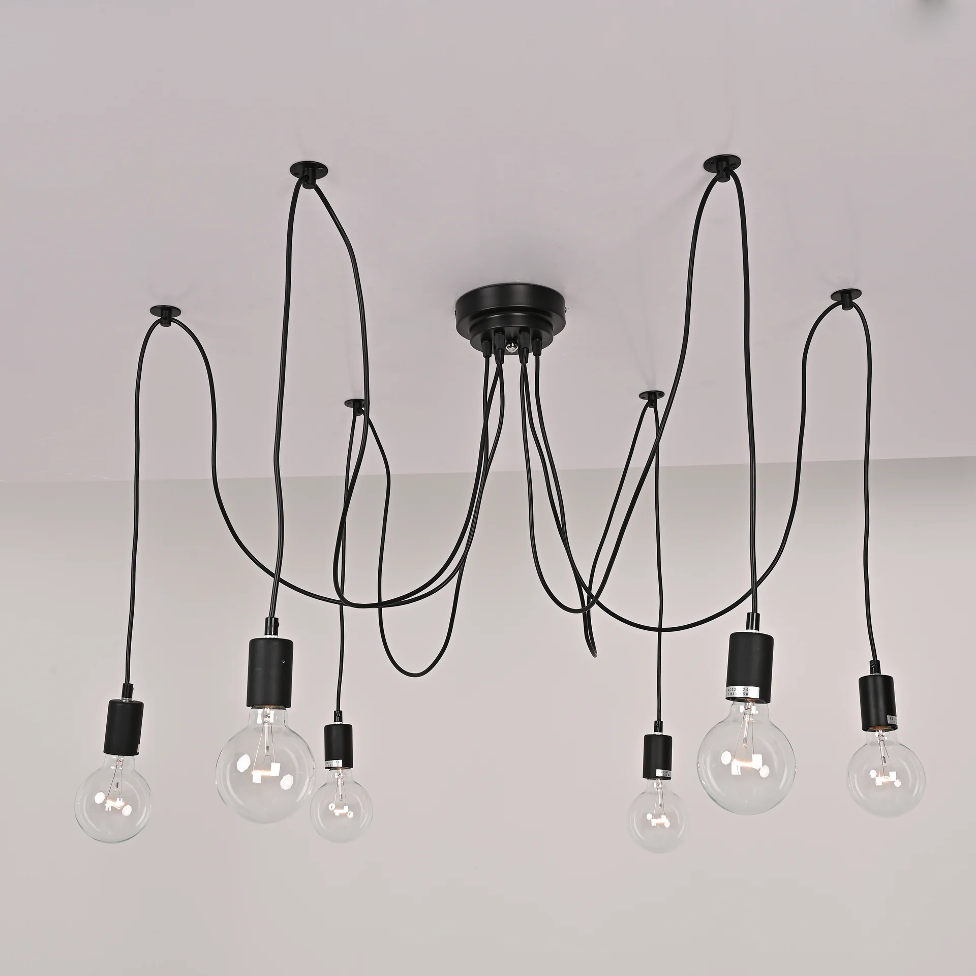 Люстра Spider Black L6 ImperiumLoft - миниатюра 7