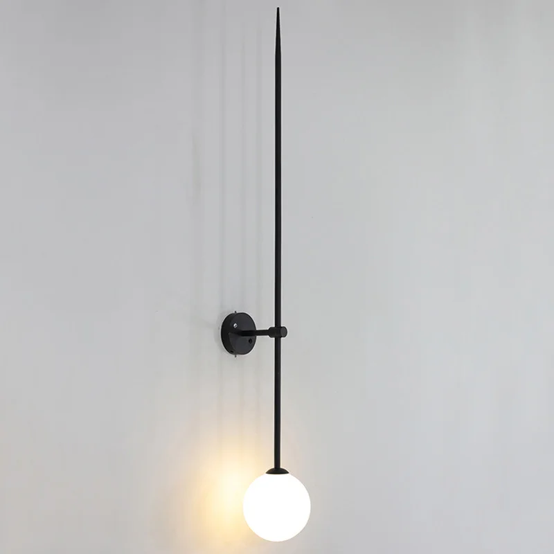 Настенный светильник LINES Ball 72 Black - миниатюра 2