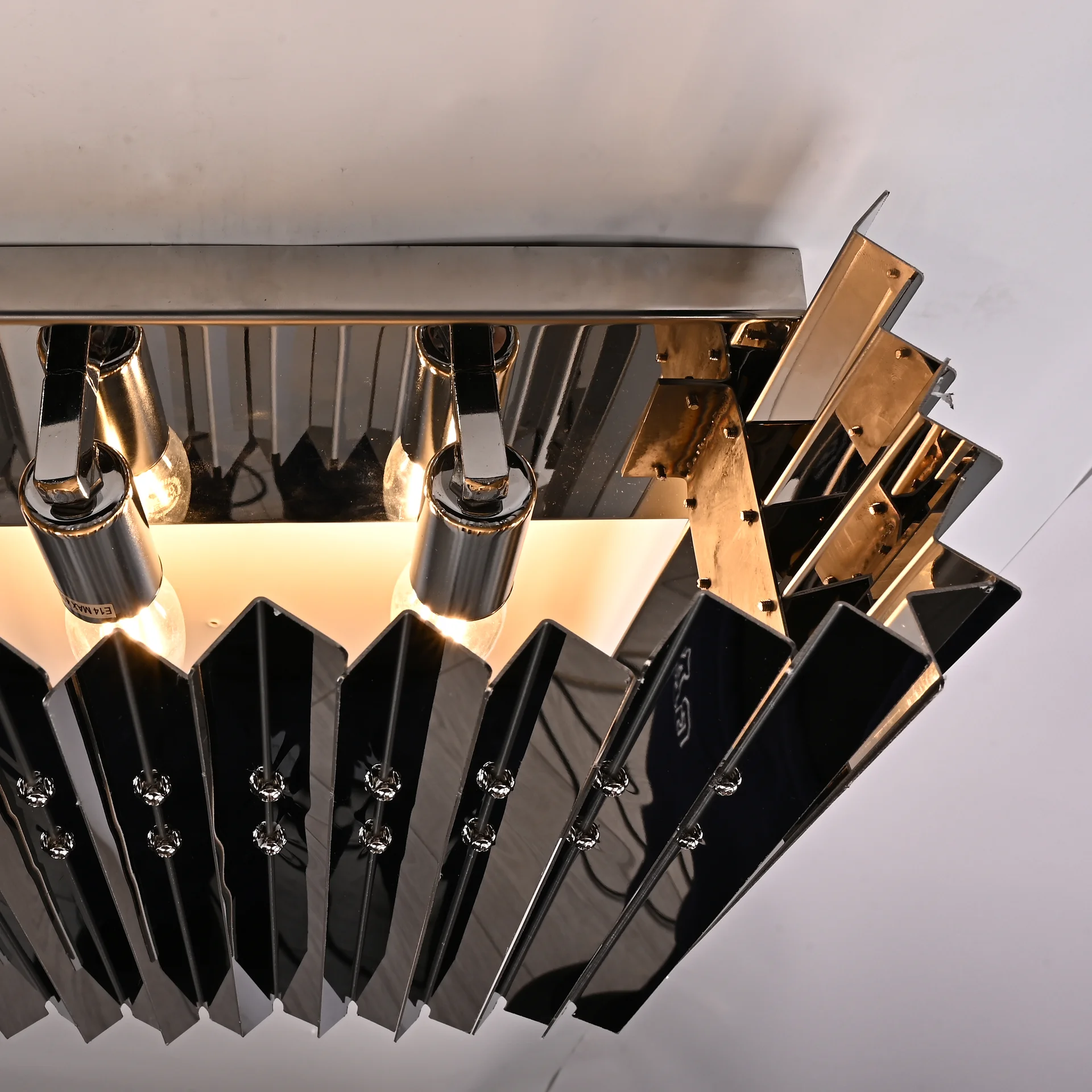 Бра Grace Lightning Facet Wall Lamp Silver - миниатюра 4