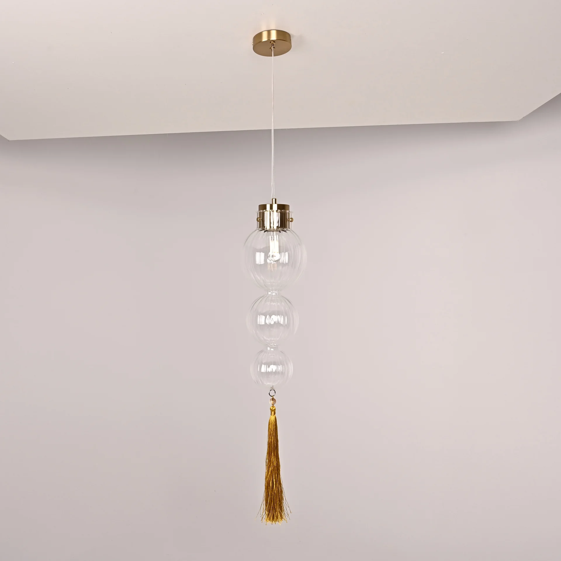 Подвесной светильник Heathfield Lighting - Medina Pendant Gold - миниатюра 12