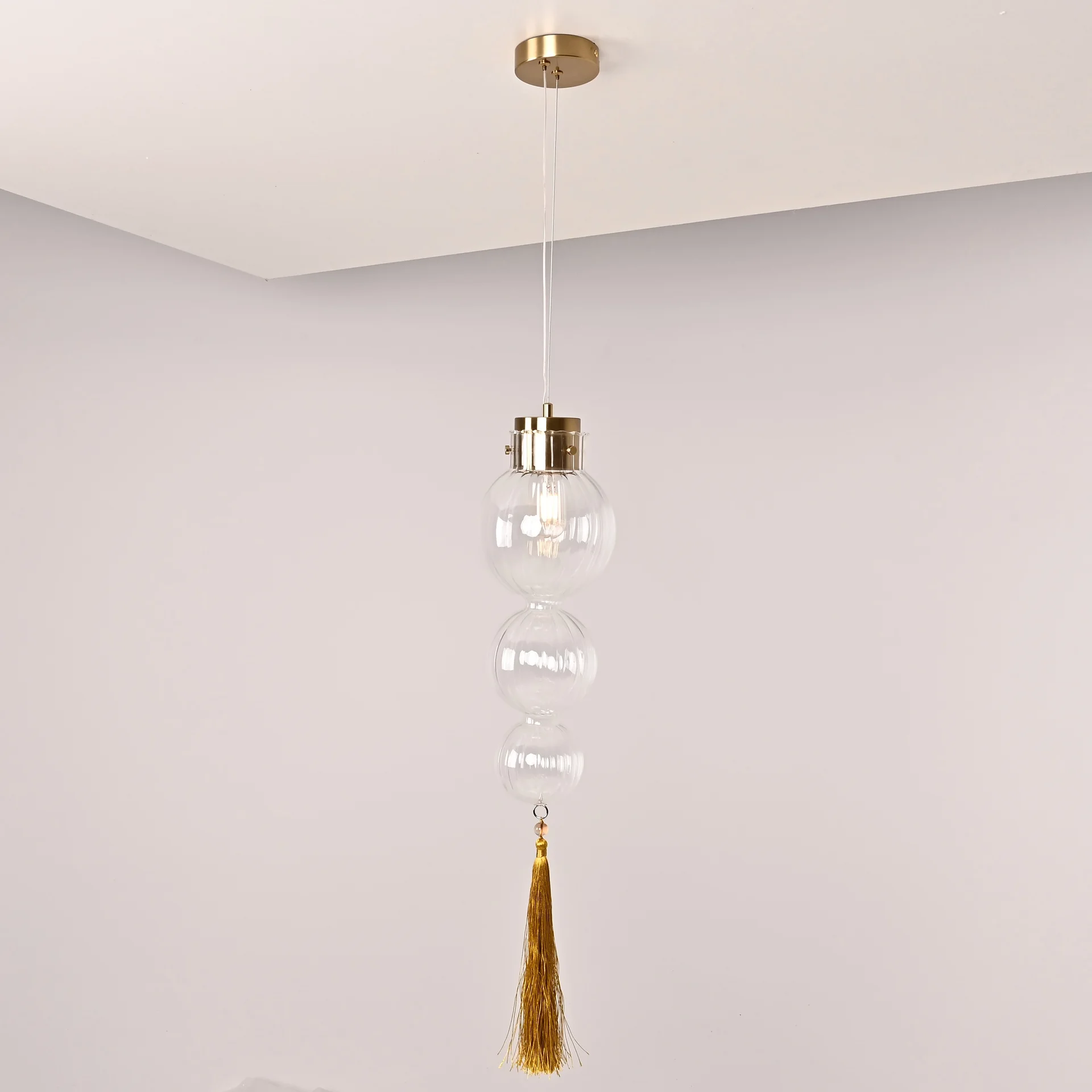 Подвесной светильник Heathfield Lighting - Medina Pendant Gold - миниатюра 14