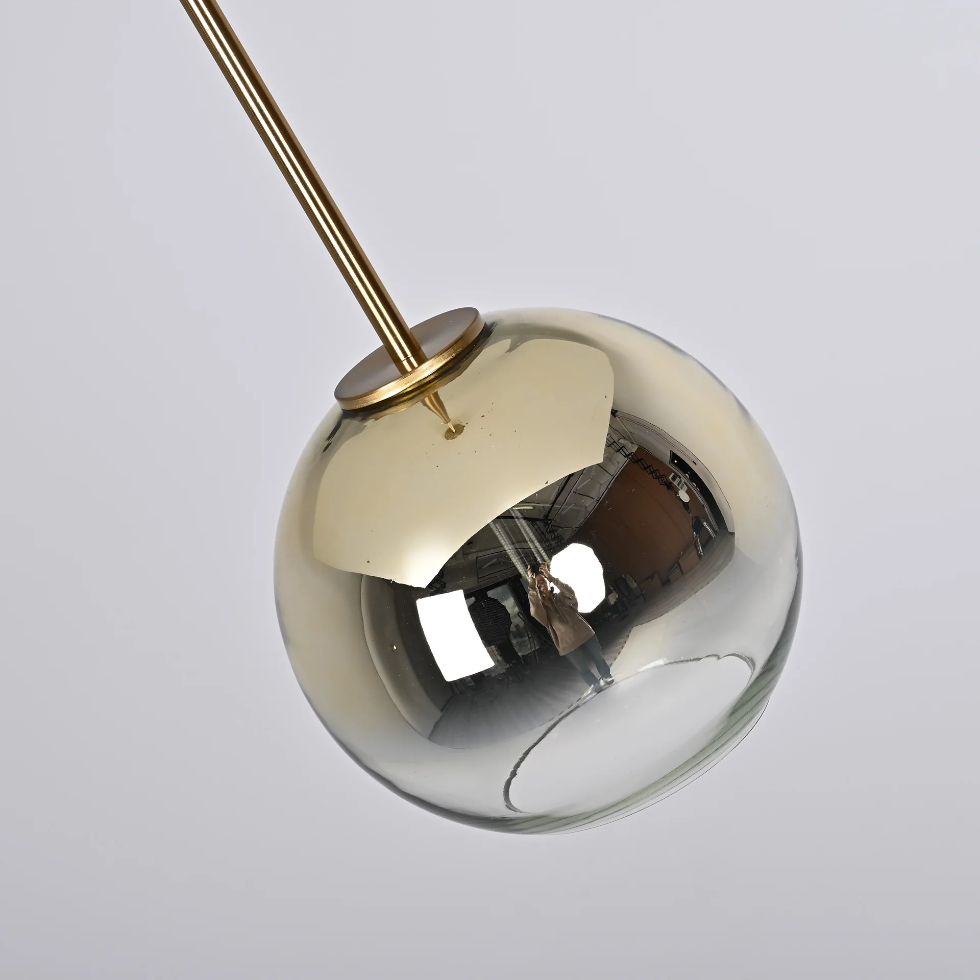 Подвесной светильник PASSAGE ONE D20 Gold - миниатюра 3