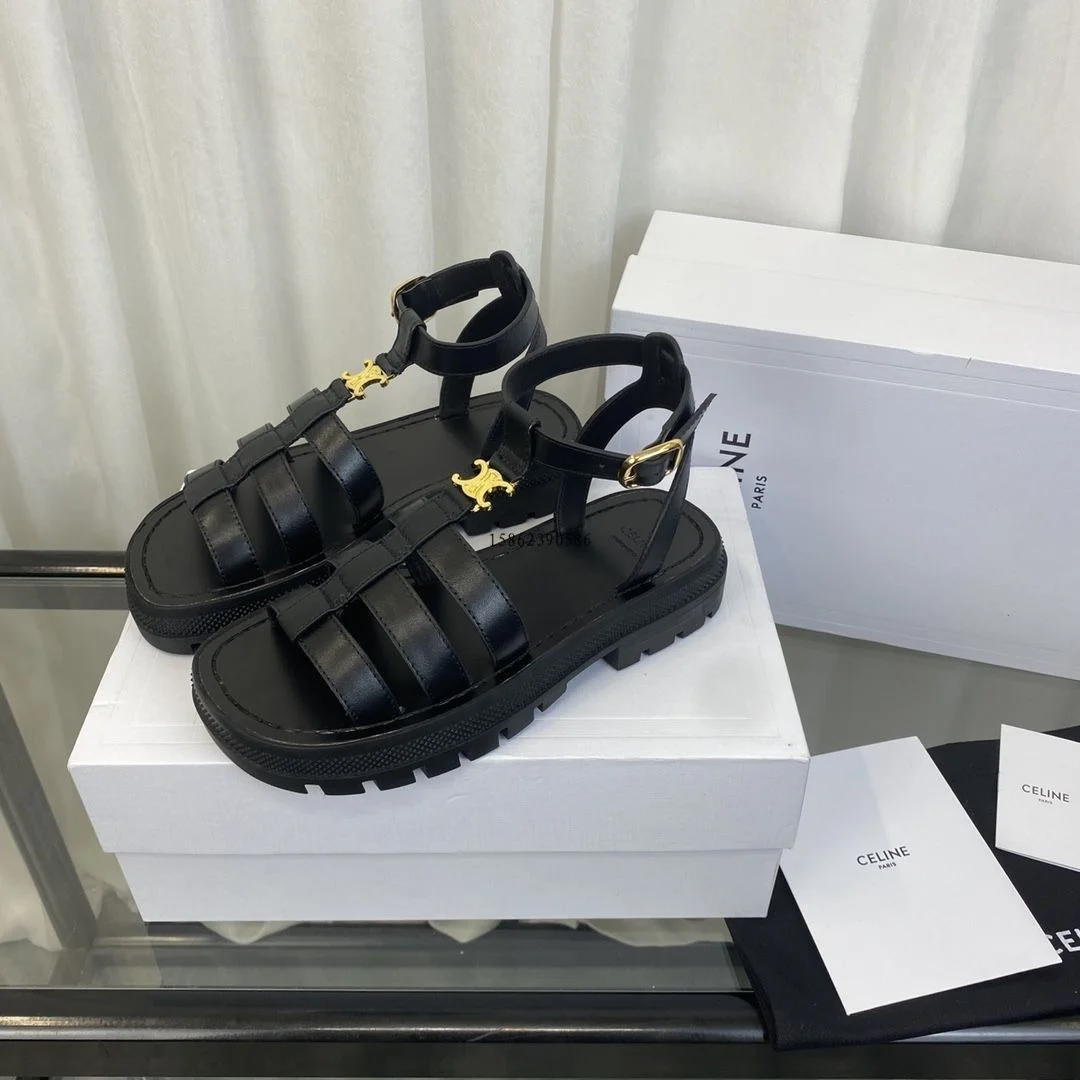 Сандалии гладиаторы Celine Triomphe Sandals - миниатюра 2