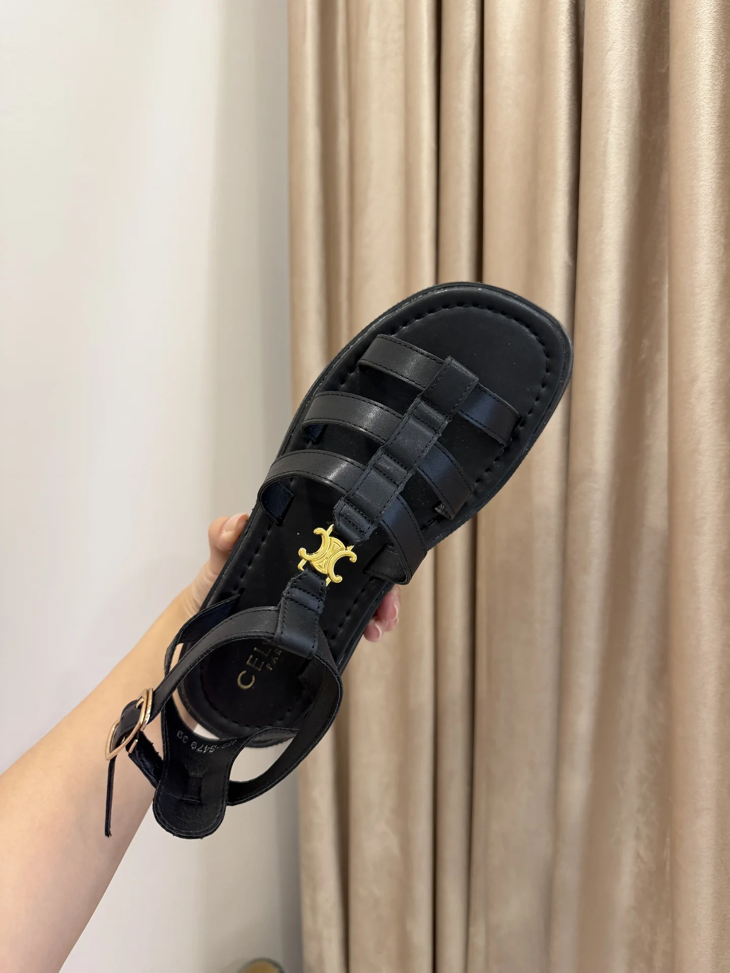 Сандалии гладиаторы Celine Triomphe Sandals - миниатюра 3