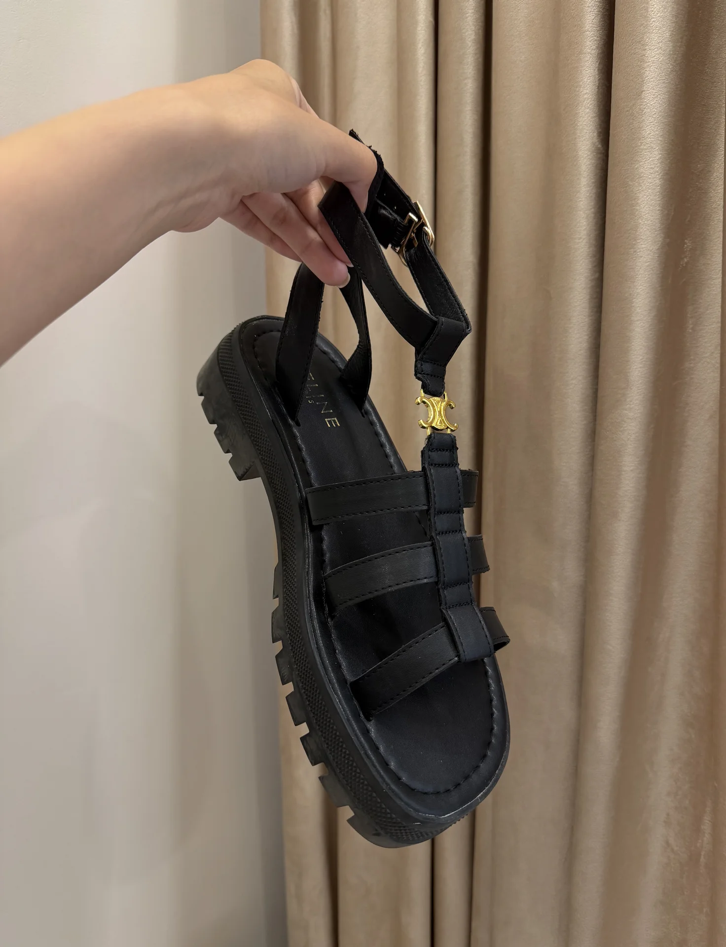 Сандалии гладиаторы Celine Triomphe Sandals - миниатюра 4