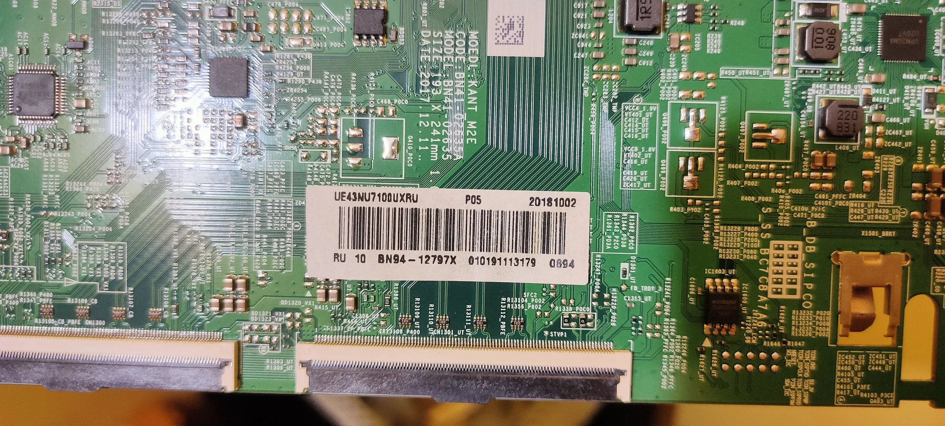 Материнская плата samsung ue43nu7100u - изображение 1