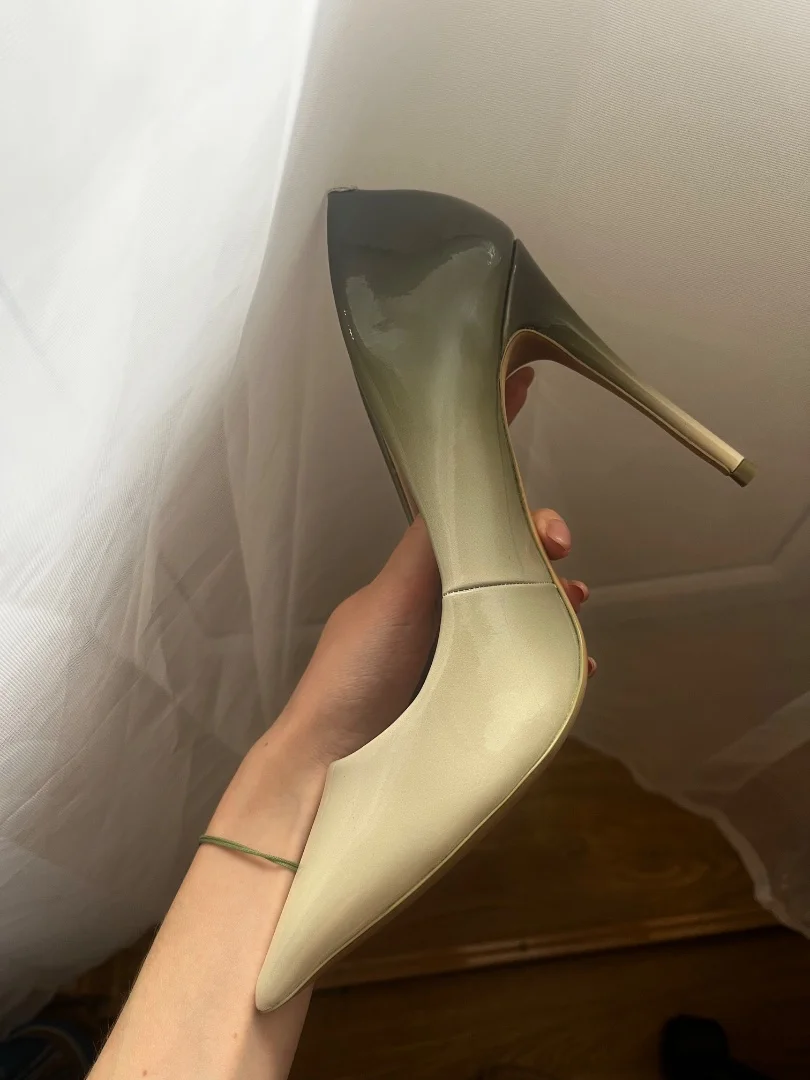 Туфли лодочки Aldo оливковые - миниатюра 2