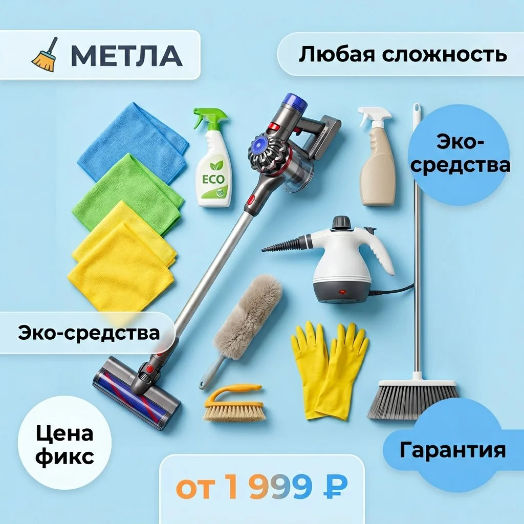Клининг уборка домов, квартир, помещений - изображение 1