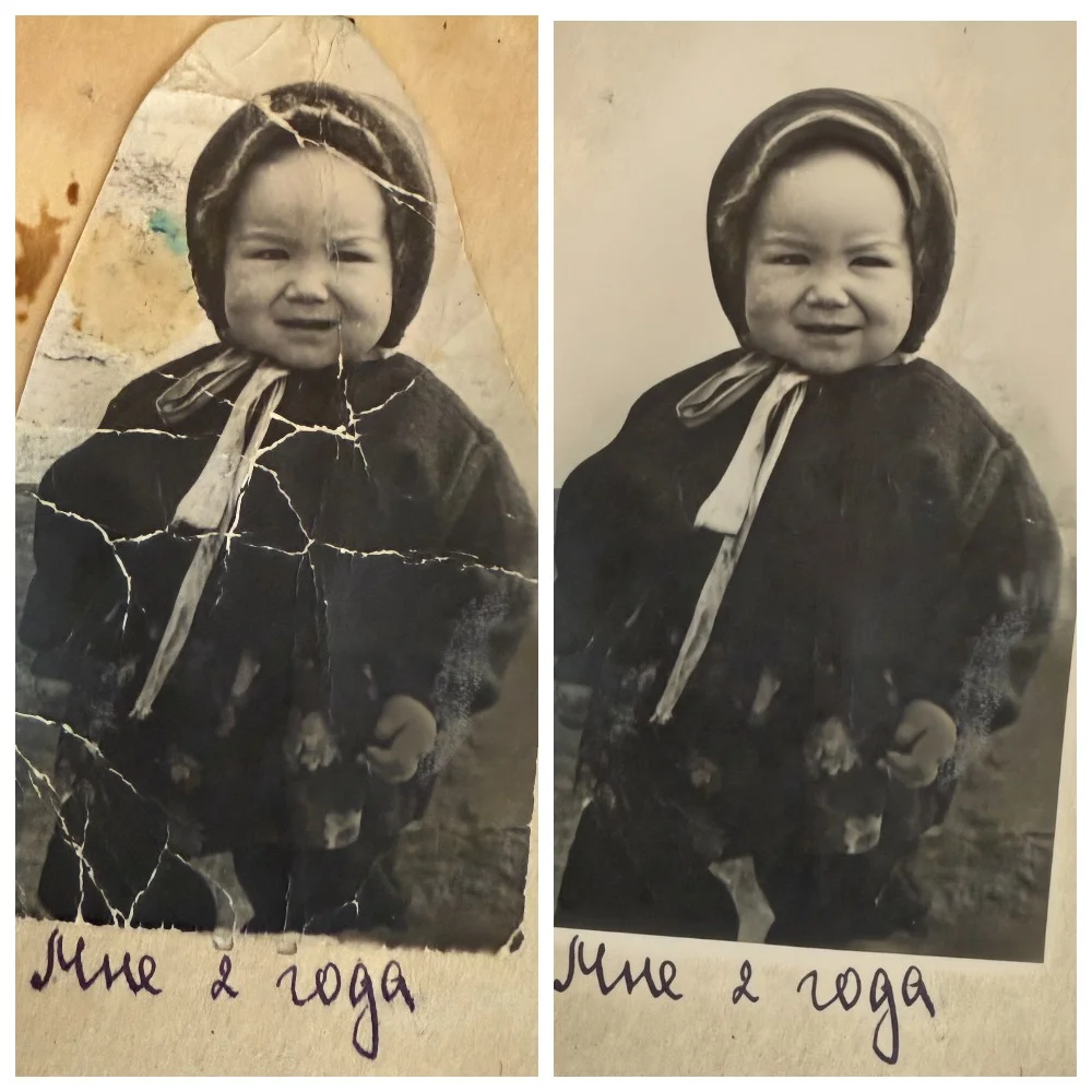 Реставрация и восстановление фото, оживление фото - миниатюра 4