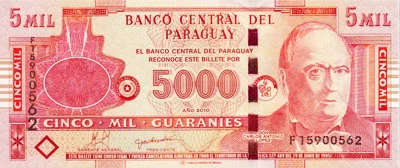 Банкнота 5000 гуарани, Парагвай - изображение 1