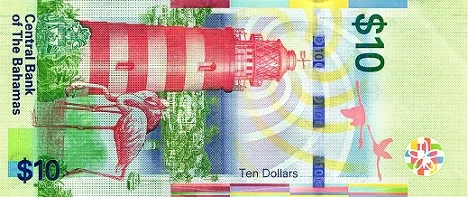 Банкнота 10 долларов, Багамы - миниатюра 2
