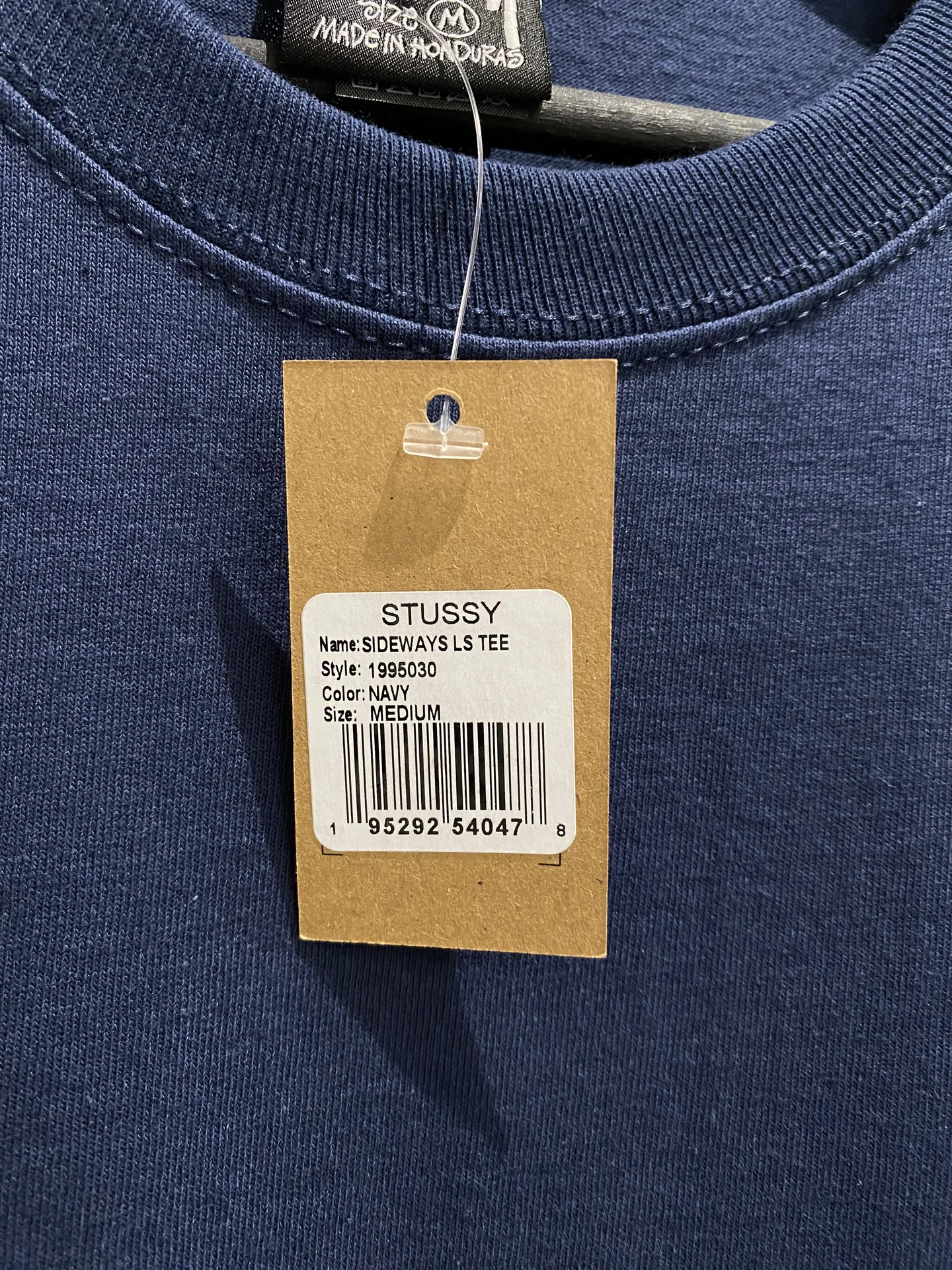 Лонгслив Stussy Sideways LS Tee - миниатюра 3
