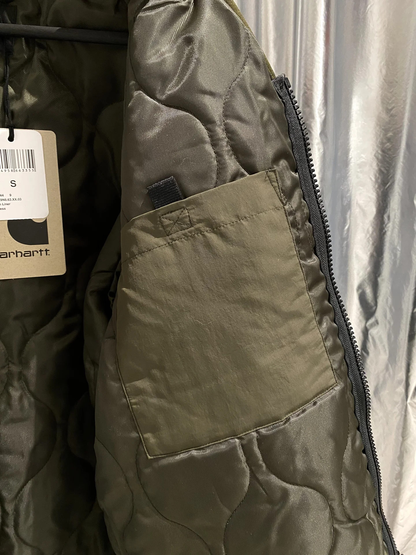 Куртка/шерпа carhartt WIP devin liner - миниатюра 4