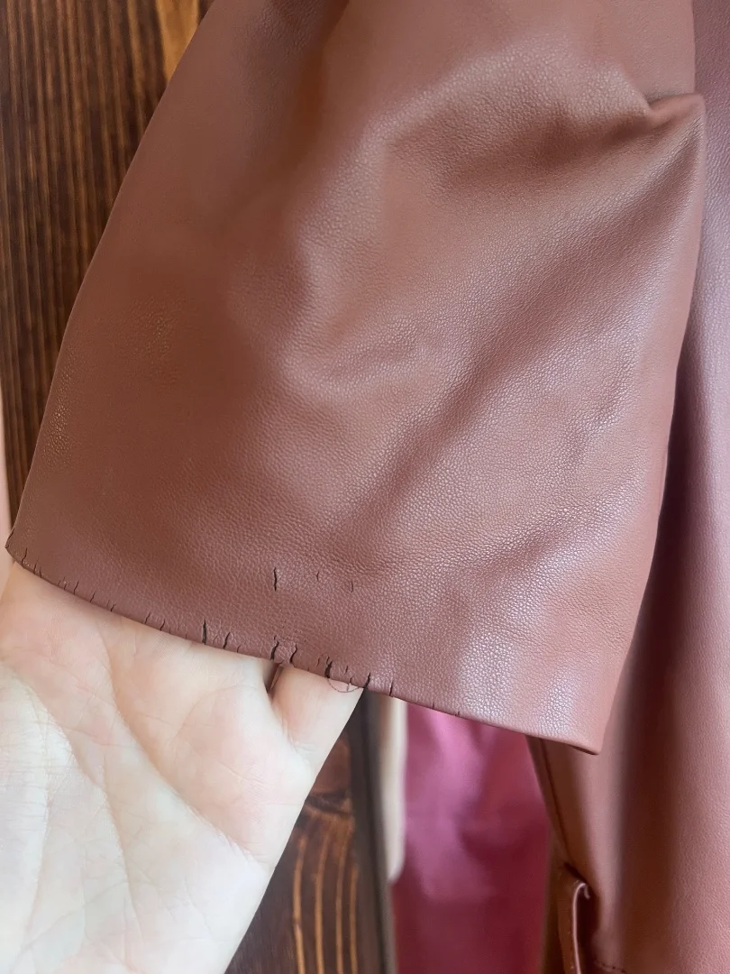 Платье Zara из экокожи - миниатюра 5