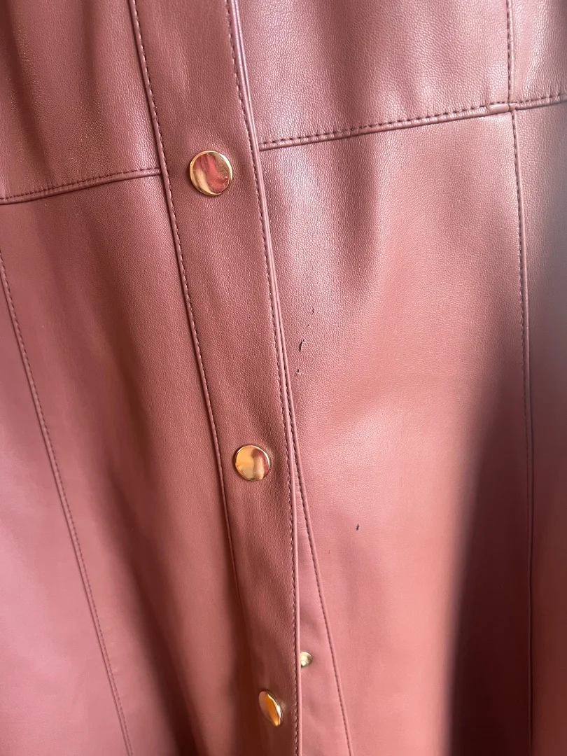 Платье Zara из экокожи - миниатюра 6