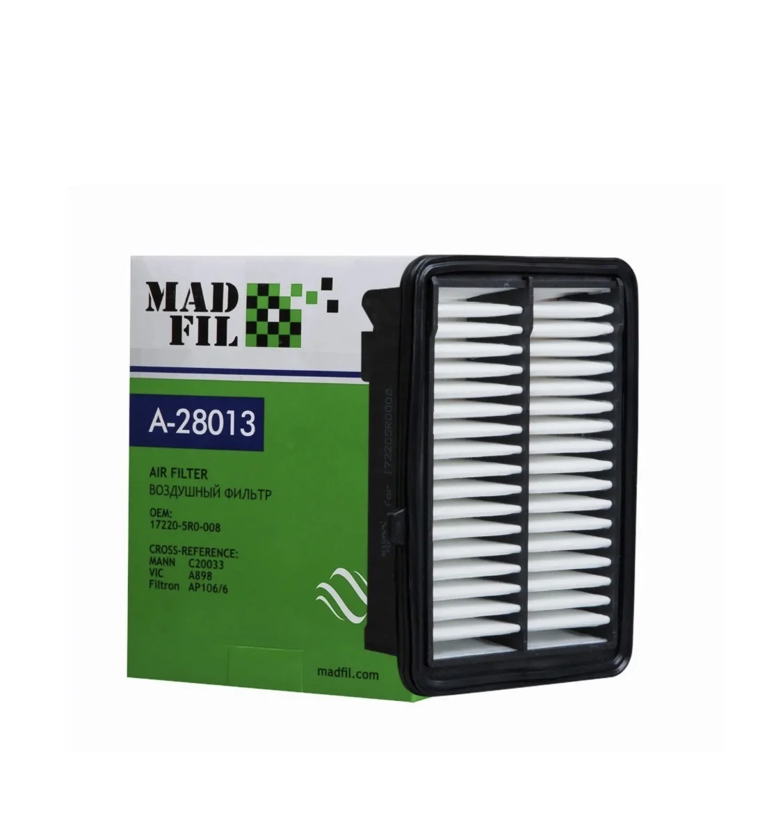 Продам воздушный фильтр Madfil A-28013 - изображение 1