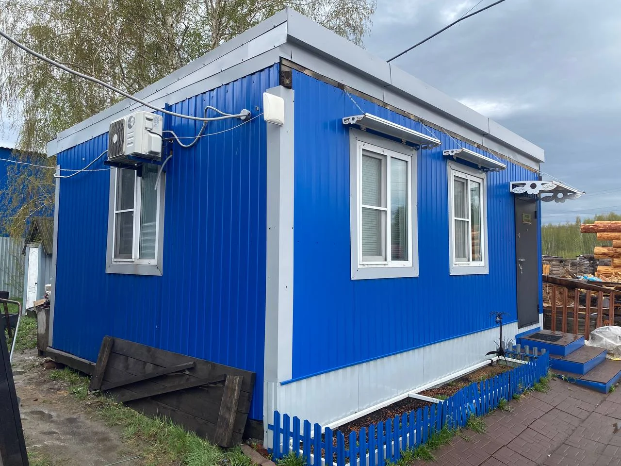Утепленный модульный офис 32 м², зимний - миниатюра 11