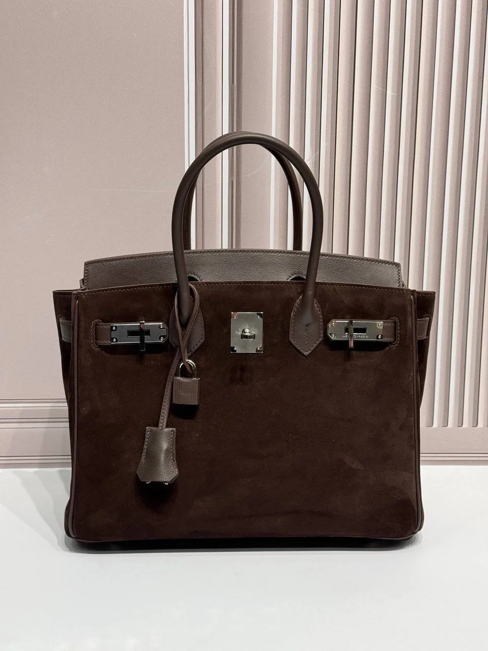 Hermes Birkin 30 замша - миниатюра 3
