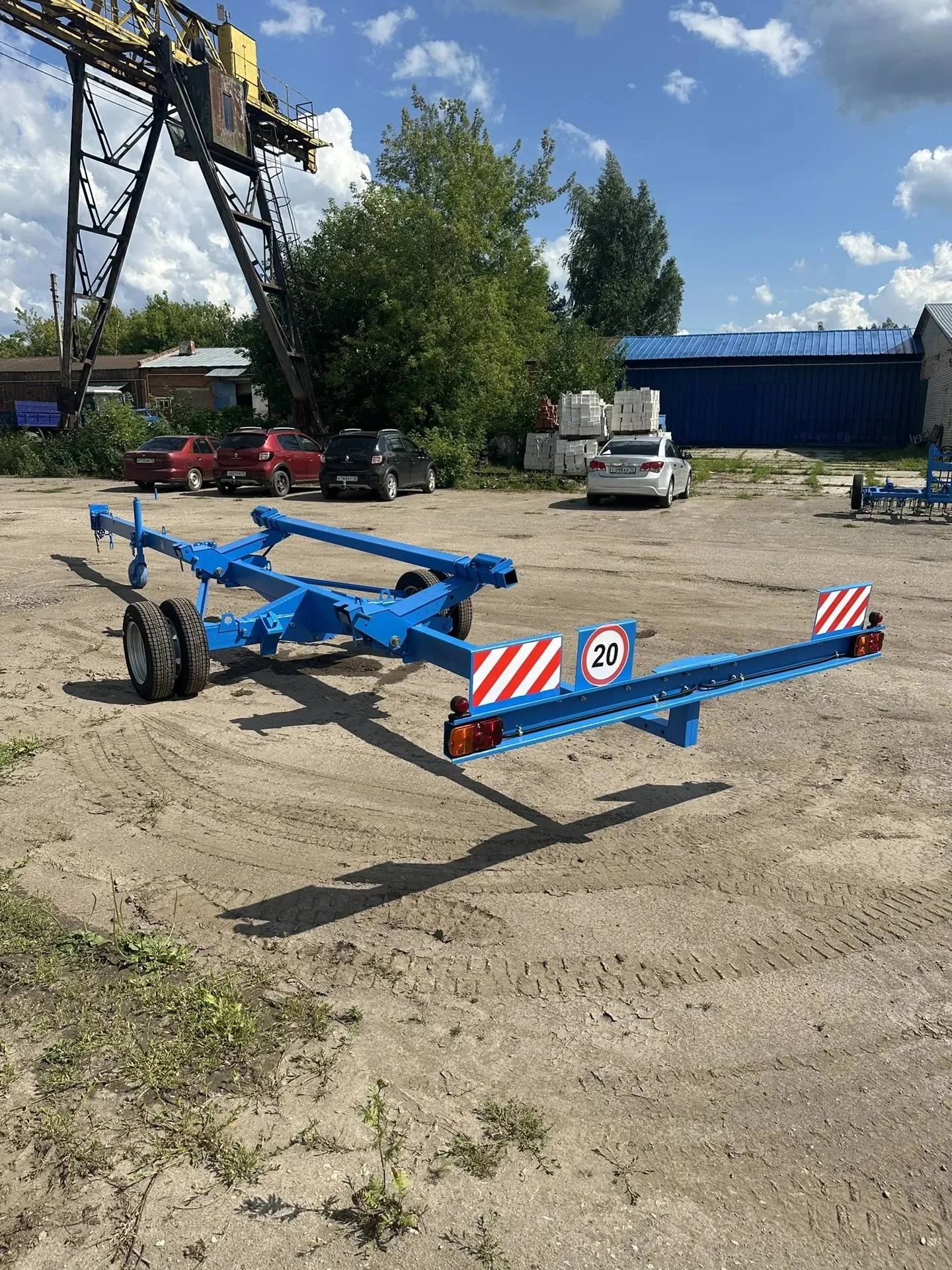 Прицеп-тележка универсальная для комбайновой жатки ПКЖ-7, 2026 - миниатюра 5