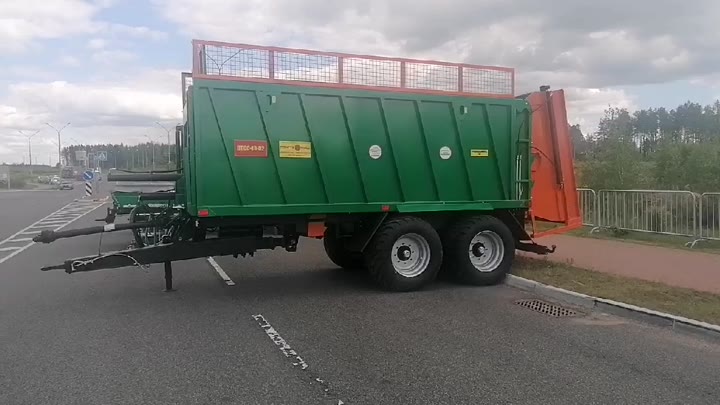Полуприцеп тракторный сельскохозяйственный саморазгружающийся ПТСС-10-01/02, 2026 - видео 8