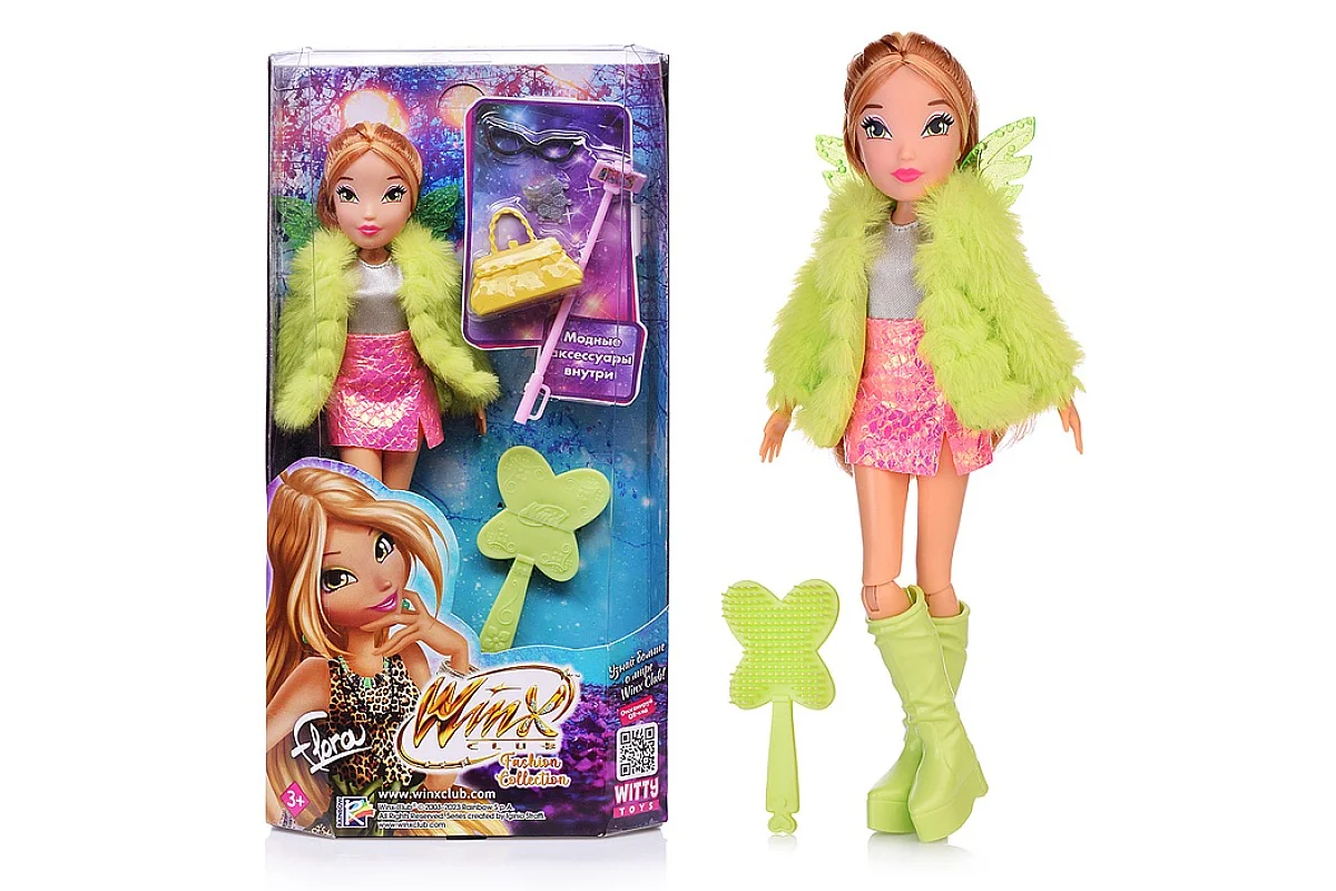 Кукла Winx Club Флора с аксессуарами
