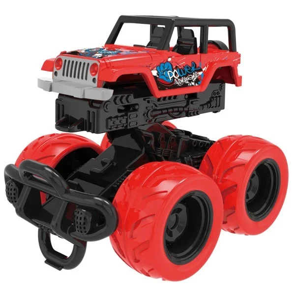 Машинка 12,5 с краш-эффектом, пул-бэк, красная, Funky toys 60006