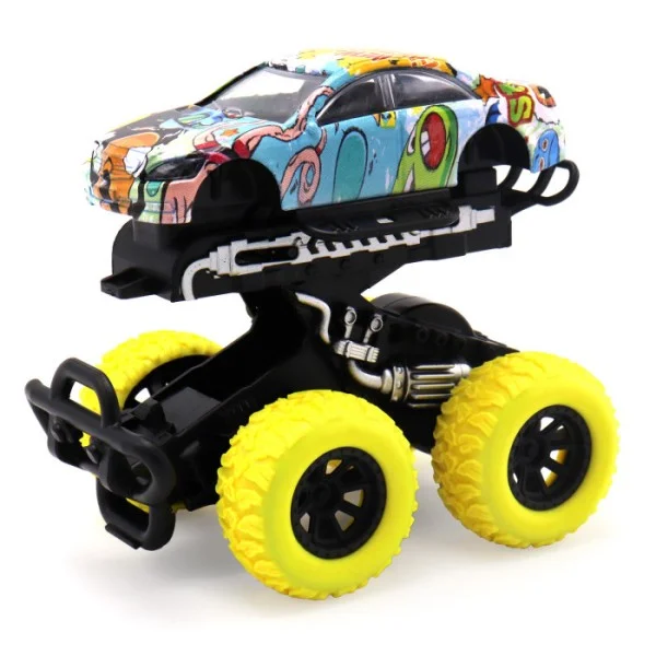 Машинка die-cast Funky Toys инерционная с ярким рисунком и краш-эффектом - изображение 1