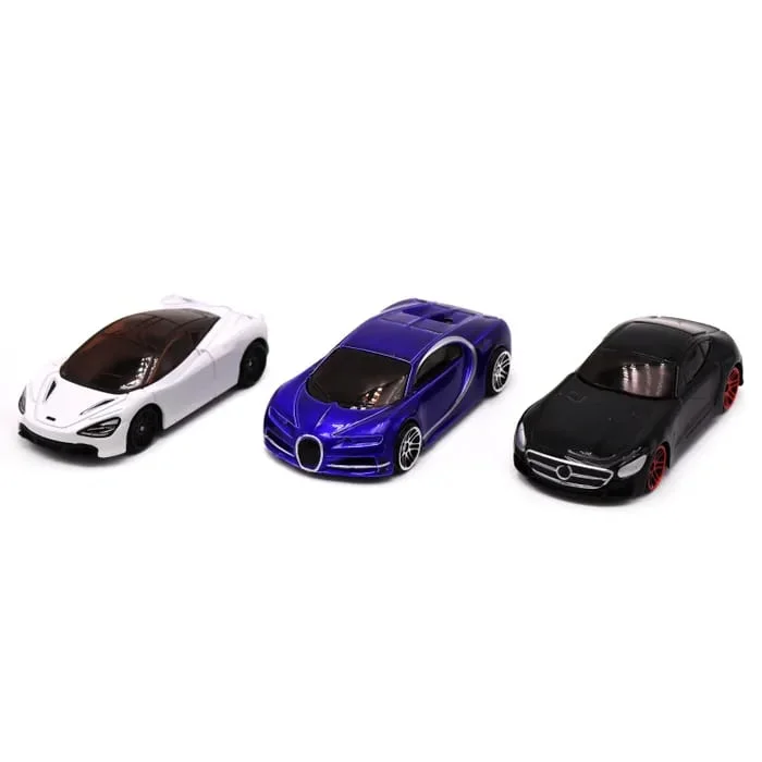 Набор Die Cast машинок 3 шт. в портативном кейсе Funky Toys FT0726560 - изображение 1