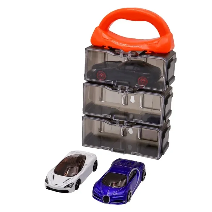 Набор Die Cast машинок 3 шт. в портативном кейсе Funky Toys FT0726560 - миниатюра 4