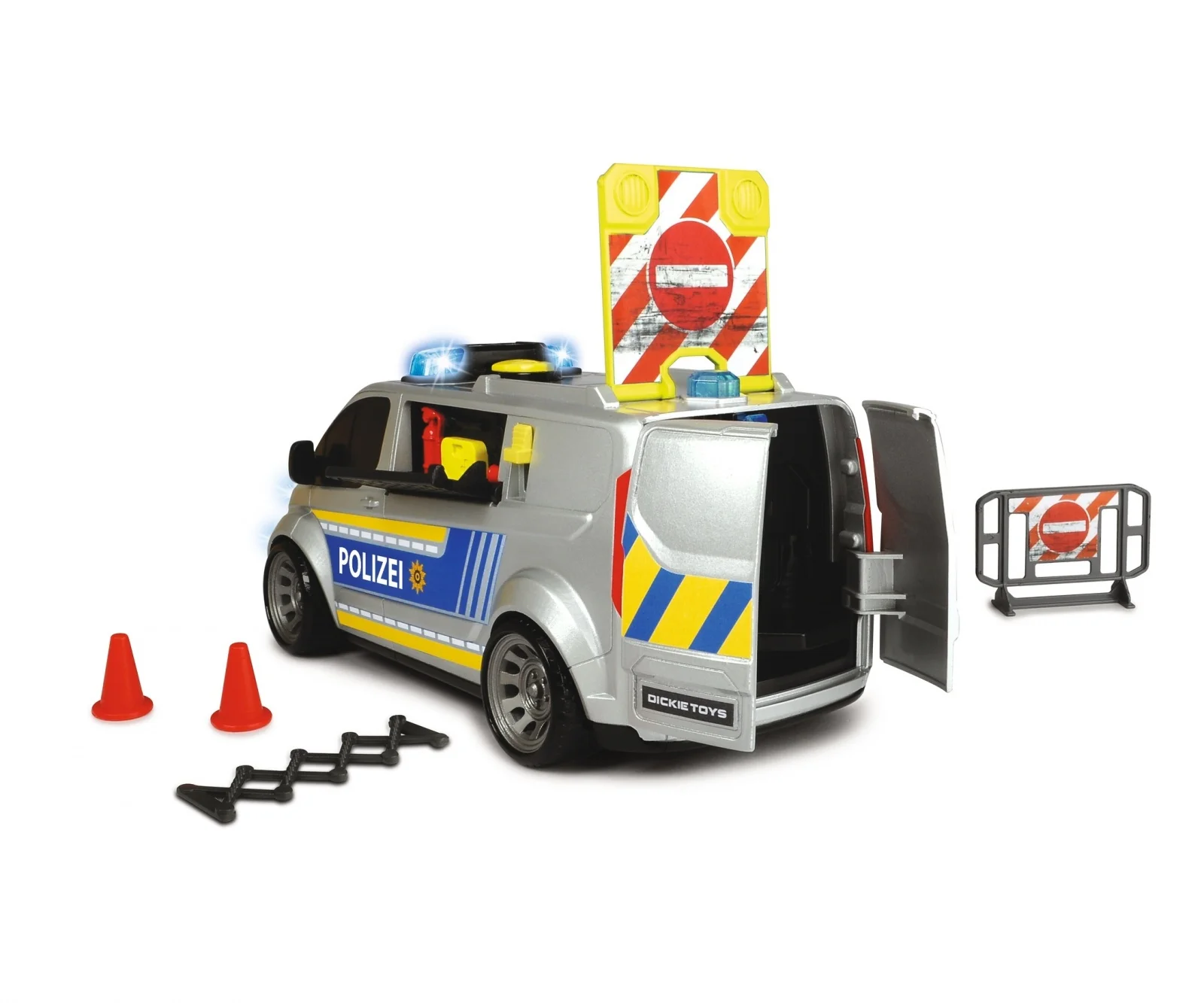 Машинка полицеский минивэн Ford Transit - миниатюра 2