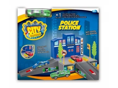 Набор игровой Полицейский участок с 1 машинкой Dave Toy - миниатюра 2
