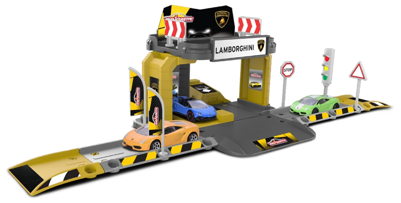 Парковка базовая Creatix Lamborghini с машинкой Majorette 2050003 - миниатюра 2