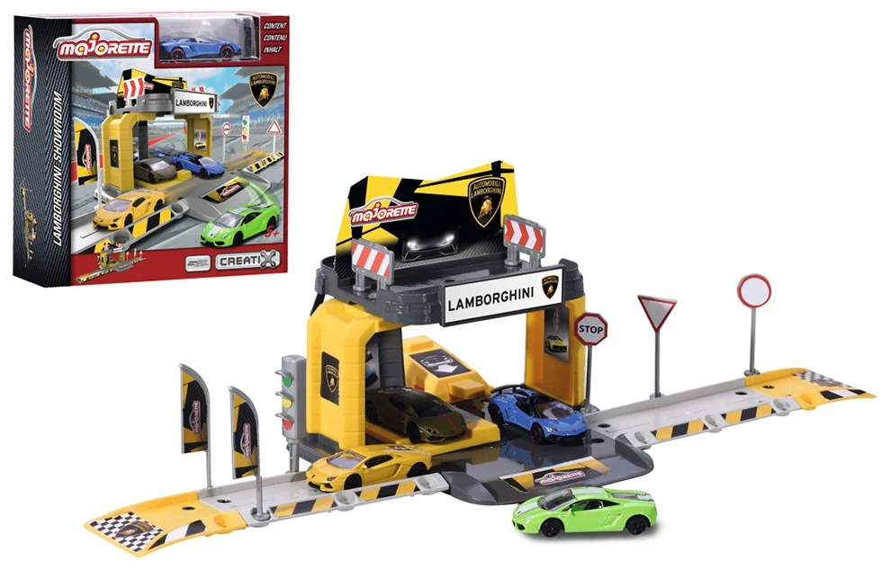 Парковка базовая Creatix Lamborghini с машинкой Majorette 2050003 - миниатюра 3