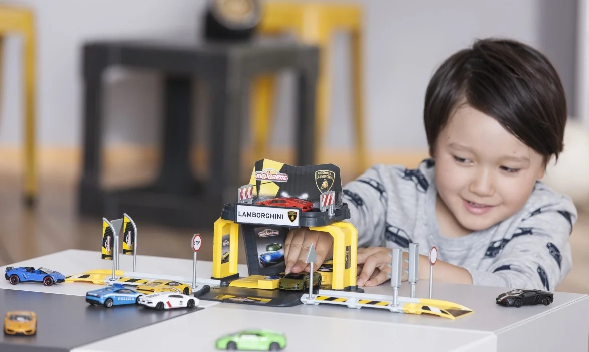 Парковка базовая Creatix Lamborghini с машинкой Majorette 2050003 - миниатюра 7