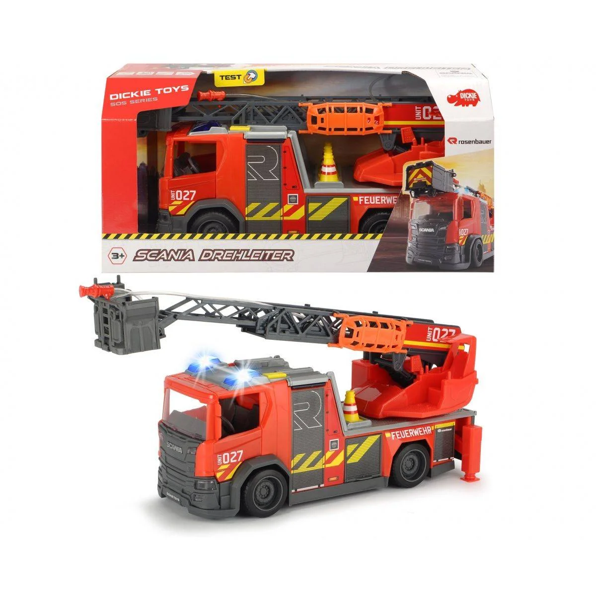 Пожарная машина Scania Dickie Toys - миниатюра 3
