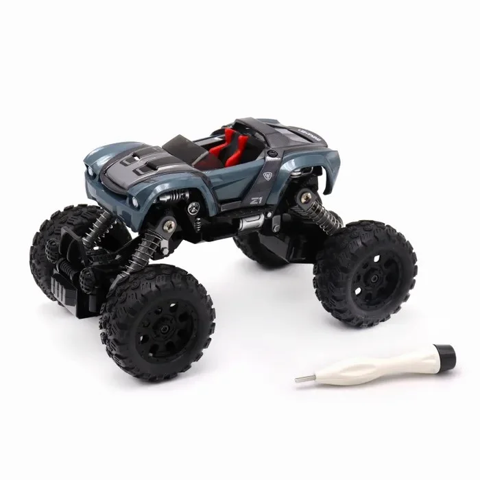 Машинка багги DIY 17 см, металлическая синего цвета Funky Toys 1/72 - изображение 1