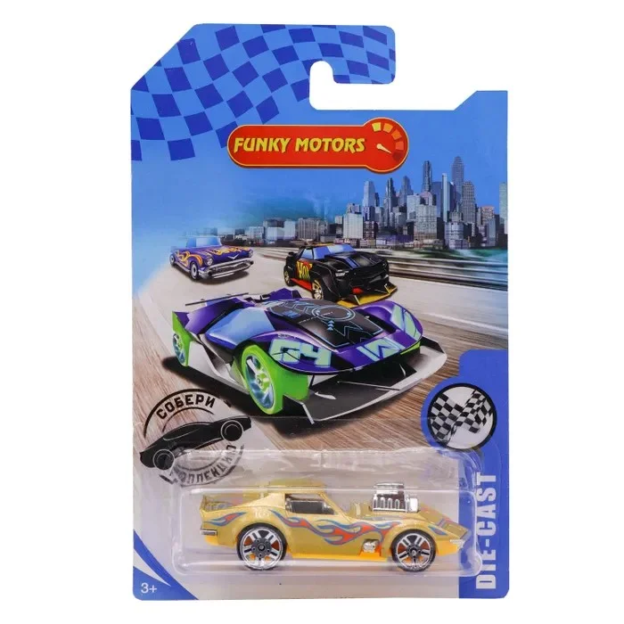 Машинки die-cast синяя серия в коллекции 32 вида - миниатюра 2