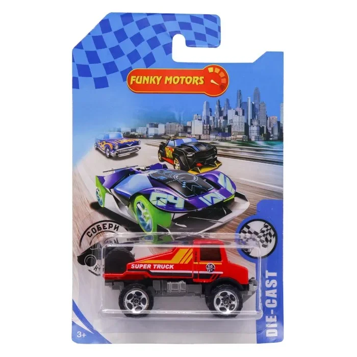 Машинки die-cast синяя серия в коллекции 32 вида - миниатюра 3
