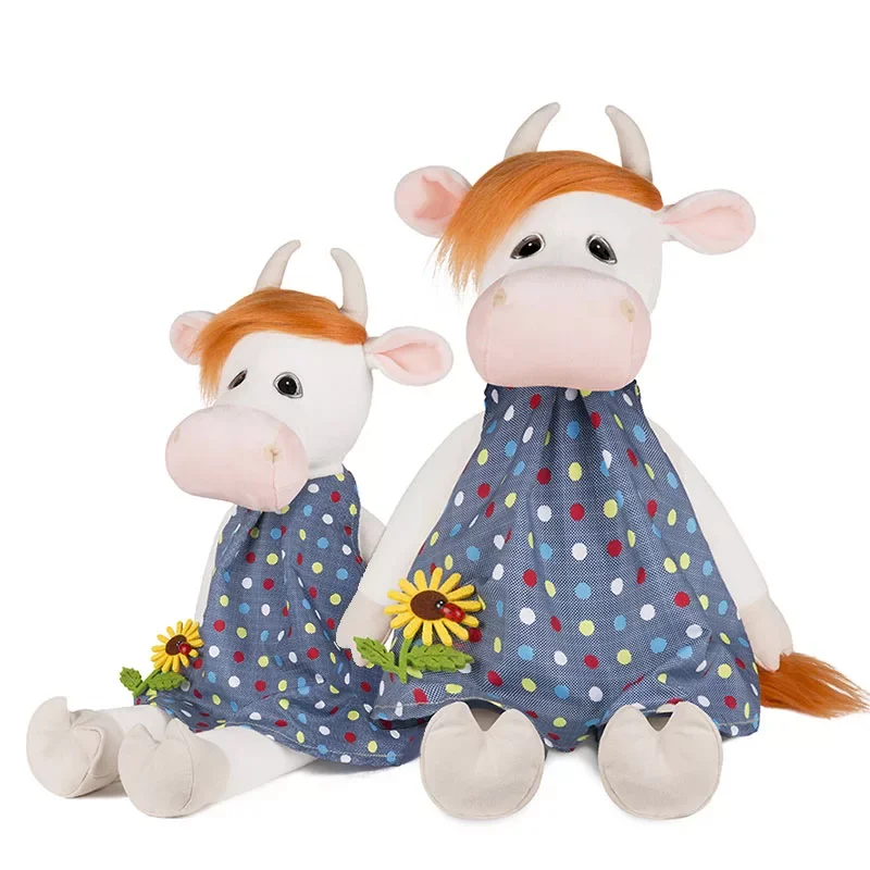 Мягкая Игрушка Коровка Глаша Maxitoys Luxury MT-MRT022011-23 - миниатюра 3