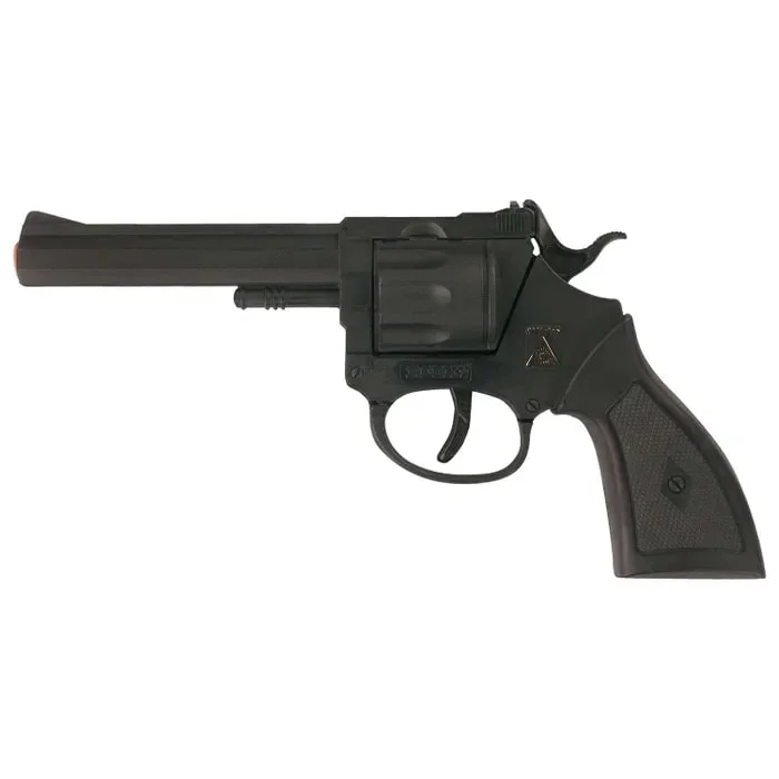 Пистолет Rocky 100-зарядные Gun Western 192mm упаковка-карта 0420F - изображение 1