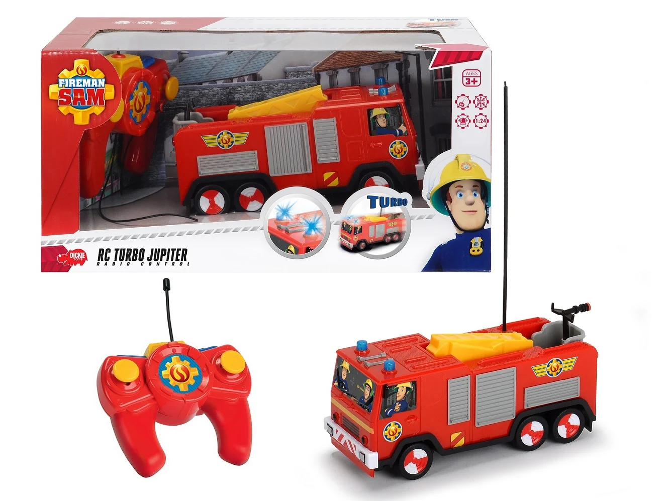Пожарный Сэм Пожарная машина Dickie Toys - миниатюра 3