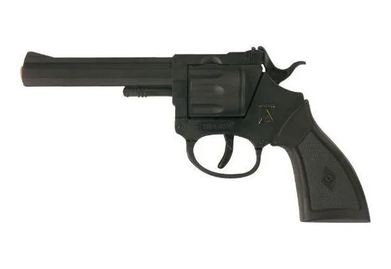 Пистолет Rocky АГЕНТ 100-зарядные Gun Western 192mm упаковка-карта 0420-07 - изображение 1