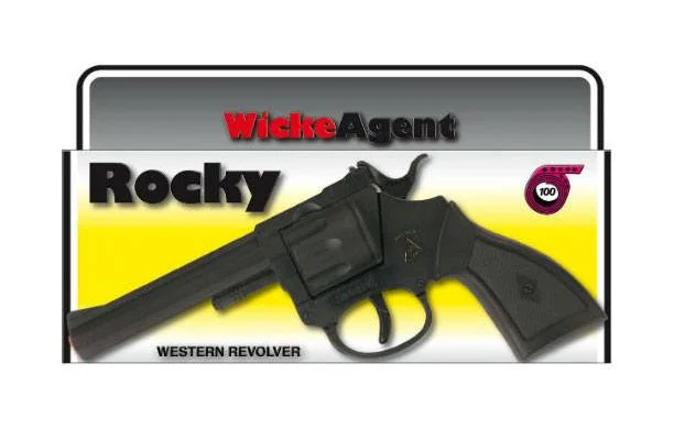 Пистолет Rocky АГЕНТ 100-зарядные Gun Western 192mm упаковка-карта 0420-07 - миниатюра 2